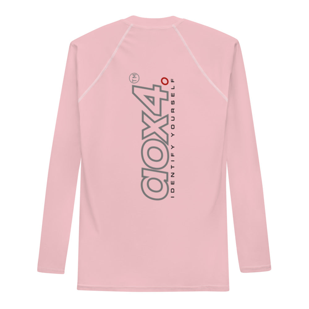 AOX4 Pink Top Spinal Men's Rash Guard