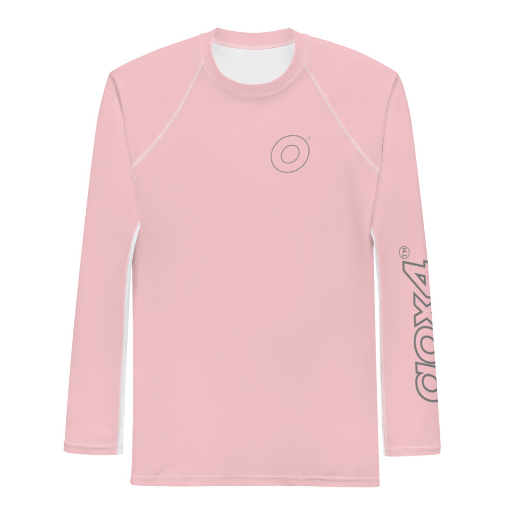 AOX4 Pink Top Radial Men's Rash Guard