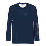 AOX4 Blue Top Radial Men's Rash Guard