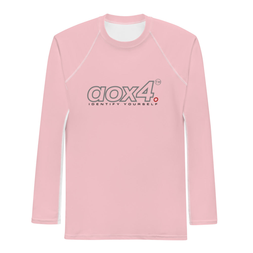 AOX4 Pink Top Men's Rash Guard