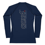 AOX4 Blue Top Spinal Women's Rash Guard