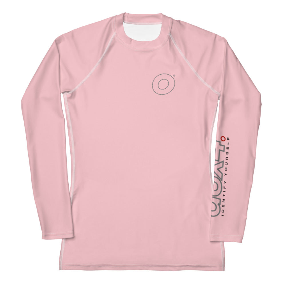 AOX4 Pink Top Radial Women's Rash Guard