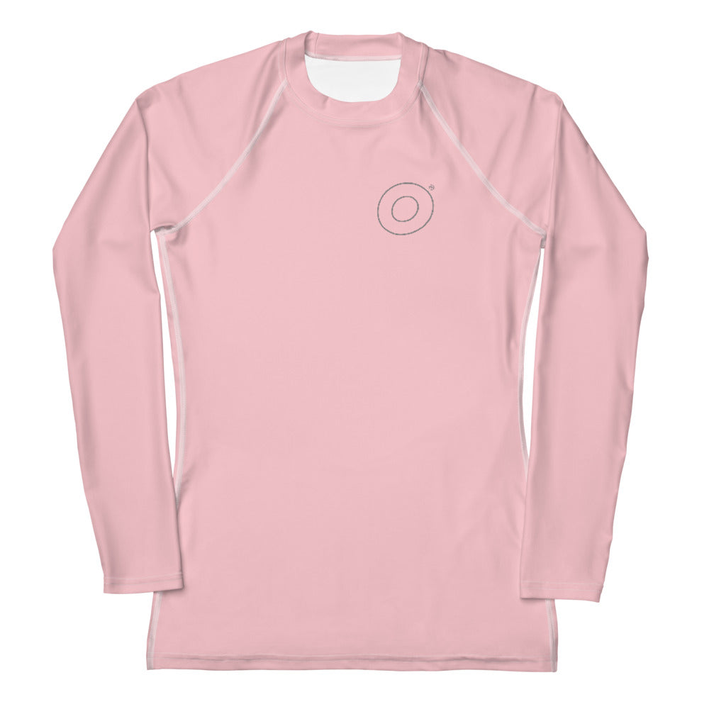 AOX4 Pink Top Spinal Women's Rash Guard