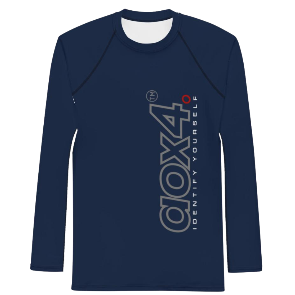 AOX4 Blue Top II Men's Rash Guard