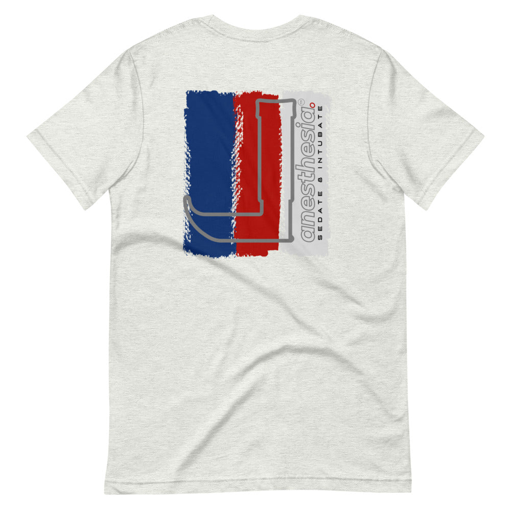 Anesthesia Tricolor Short-Sleeve Unisex T-Shirt