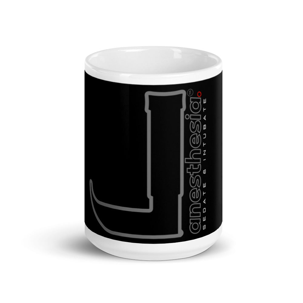 Anesthesia Black mug